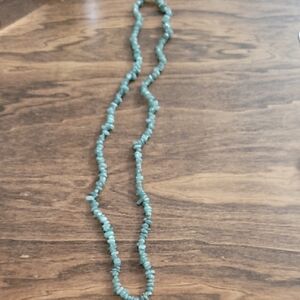 Green Stone Chip Necklace